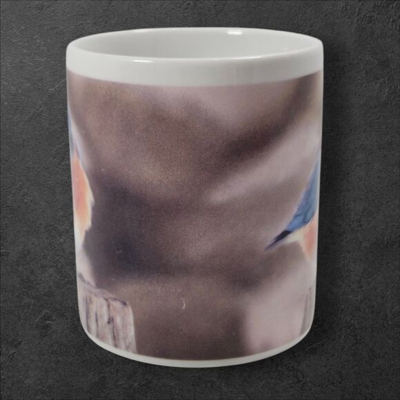 1979 “The Mad Bluebird” Mug Eklund’s Ltd Michael L Smith Eastern Bluebird Funny - Picture 2 of 9